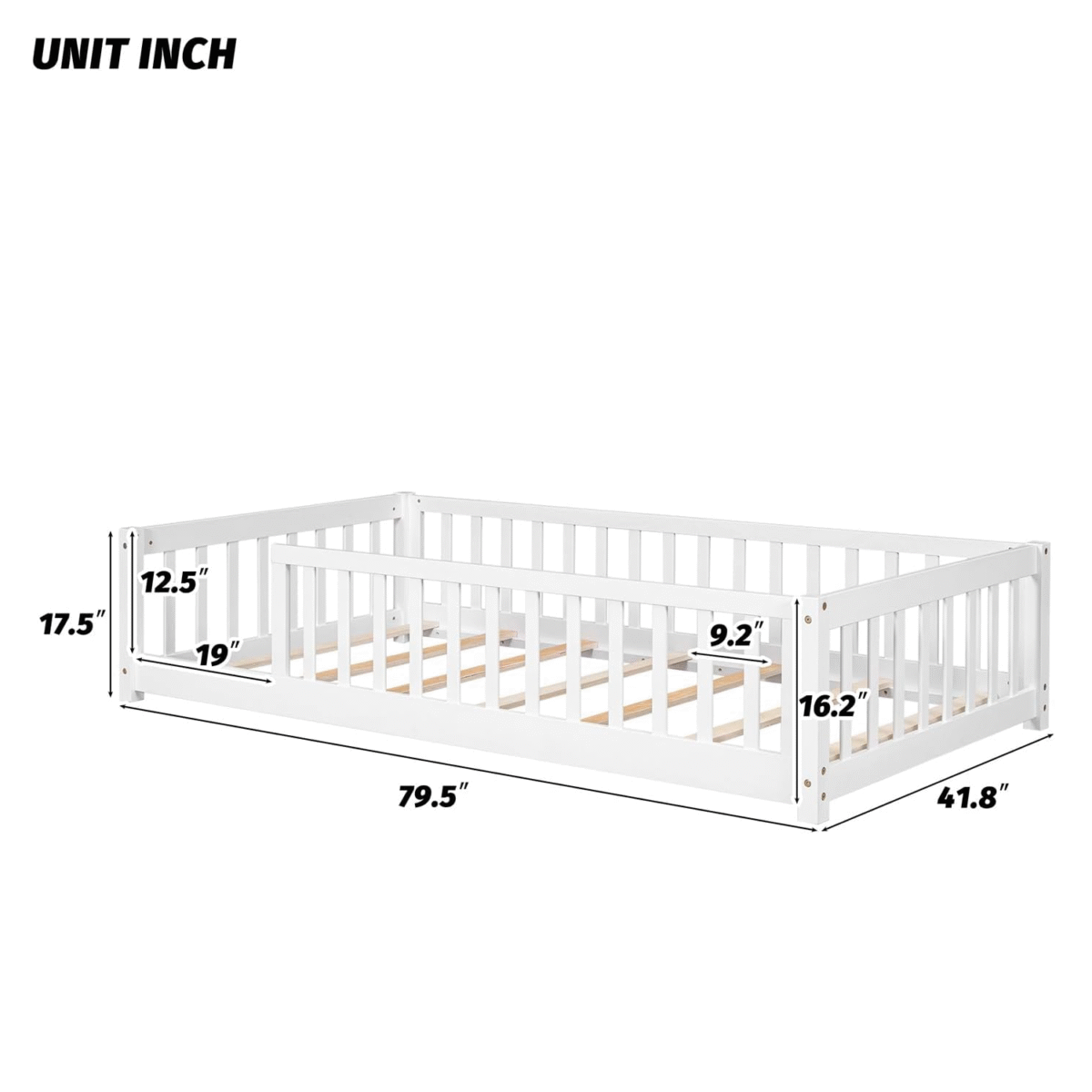 Montessori Wood Floor Bed - Image 3